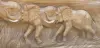Product image 2 of the product “Wooden elephant relief. Approx. 271 cm Length, 96 cm Height ”